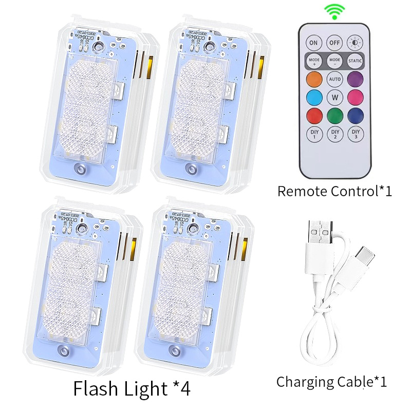 Drone Led Light - Luz Noturna LED para Veículos Elétricos,
