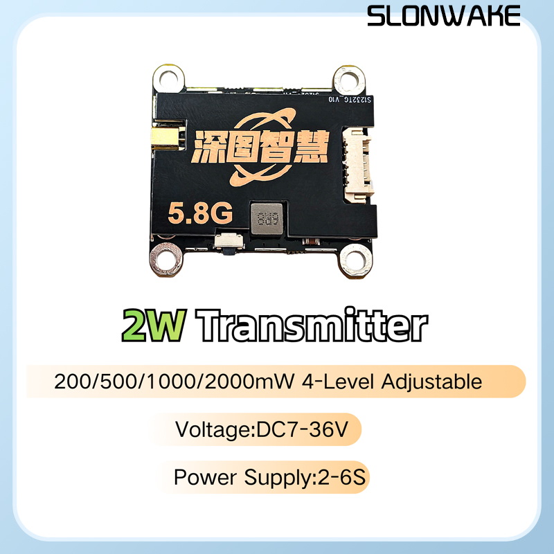 Transmissor VTX SLONWAKE 5.8G  - Drone Receiver avaliação e preço
