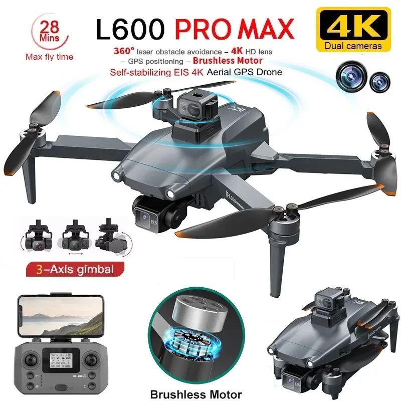 L600 pro max gps drone profiss - Drone Gps Mount avaliação e preço