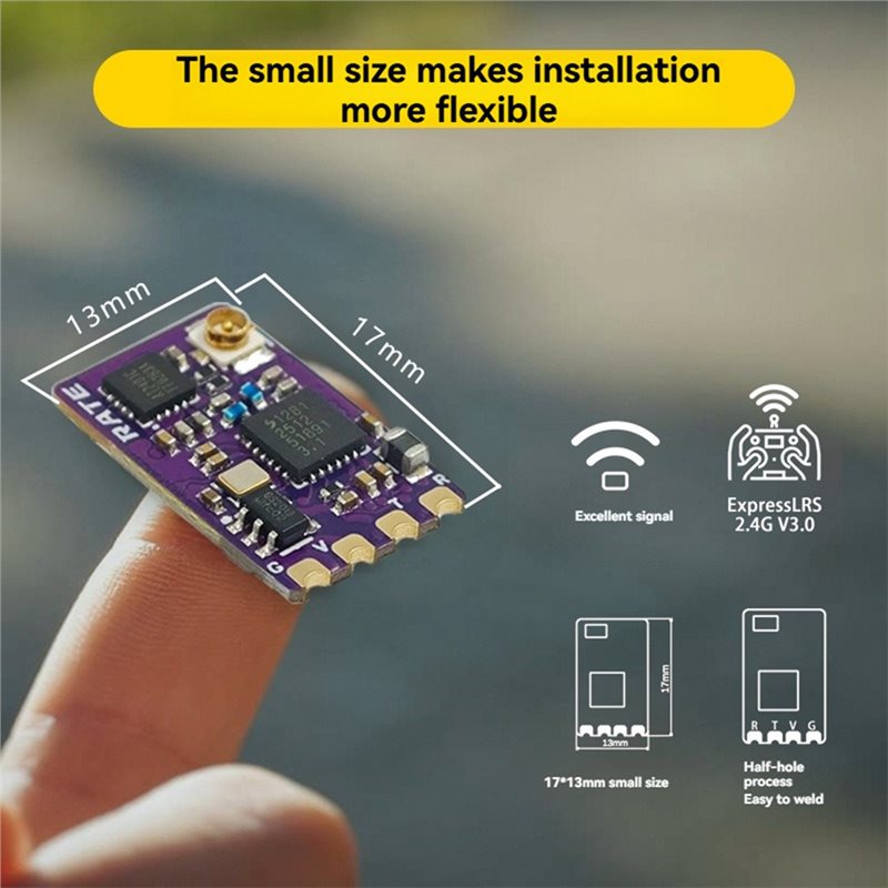 Receptor Nano ELRS 2.4G de Exc - Drone Antenna avaliação e preço